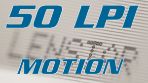 Motion 50 LPI Lenstar Plus lenticular sheet