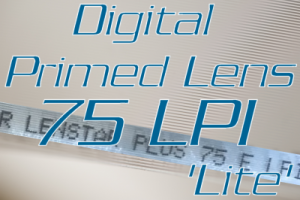 Digital Primed Lenticular sheet for HP Indigo
