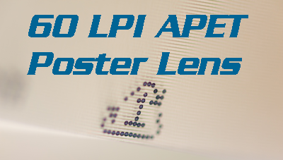 motion UV 20 lpi lenticular sheet large format animation image plastic  lenticular material for digital 3d printer
